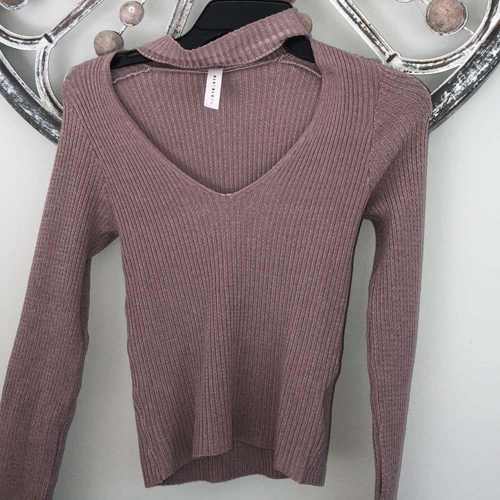 Cropped Fitted Sweater